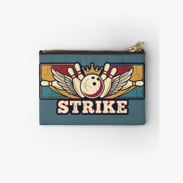 Item preview, Bowling Strike Kingpin Wings Retro Emblem designed and sold by KiwiRider.
