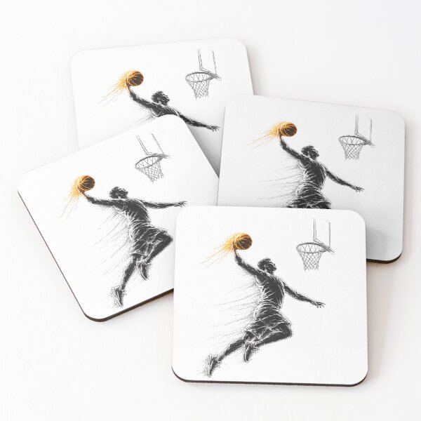 Item preview, Dynamic Basketball Dunk Sketch Graphic Design designed and sold by NucciCollective.