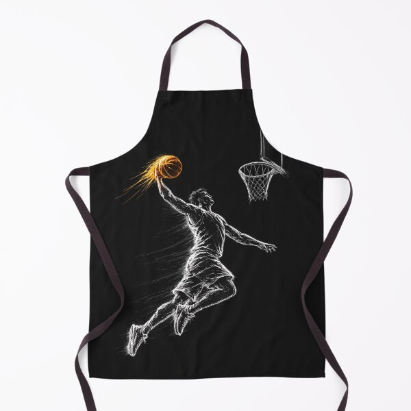 Item preview, Dynamic Basketball Dunk Sketch Graphic Design designed and sold by NucciCollective.