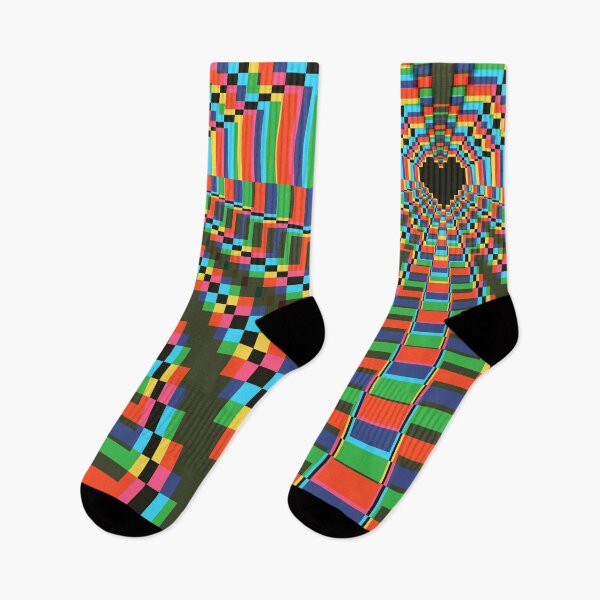 Item preview, Darkest Pixel Heart Kaleidoscope - soft CMYK designed and sold by animinimal.