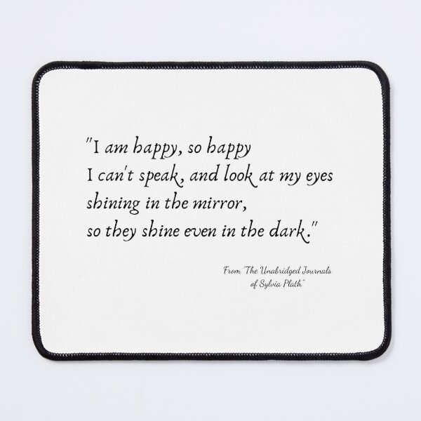 Item preview, A Quote from "The Unabridged Journals of Sylvia Plath" designed and sold by Poemit.