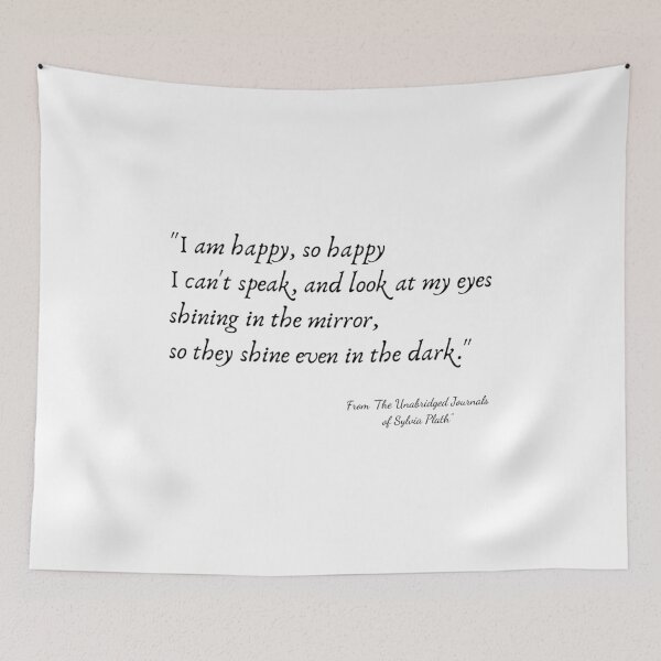 Item preview, A Quote from "The Unabridged Journals of Sylvia Plath" designed and sold by Poemit.