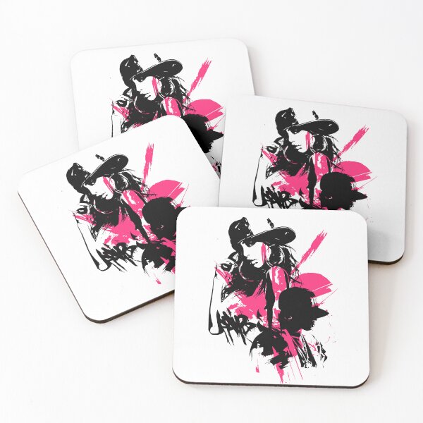 Item preview, Abstract Neon Pink Graffiti Splash Urban Street Art Brush Stroke Grunge Design designed and sold by Pics'Elle Creations.