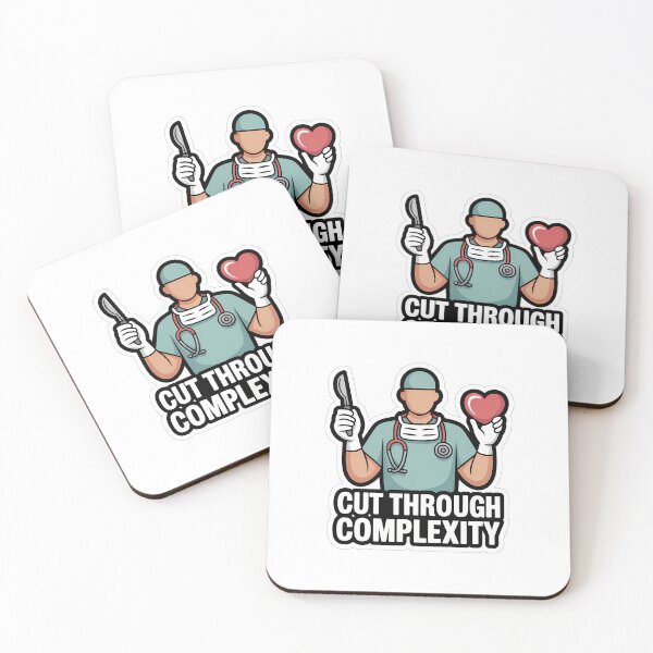 Item preview, Bold Vascular Surgeon with Heart Symbol designed and sold by NiftyWrx.