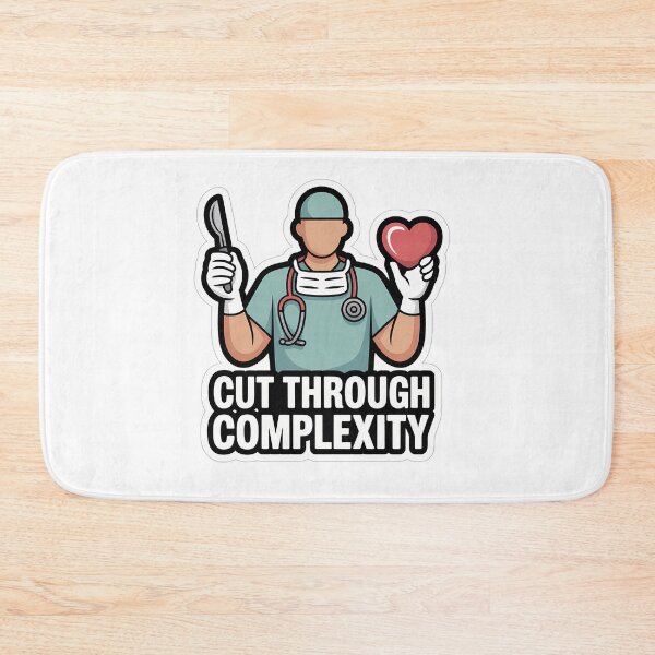 Item preview, Bold Vascular Surgeon with Heart Symbol designed and sold by NiftyWrx.