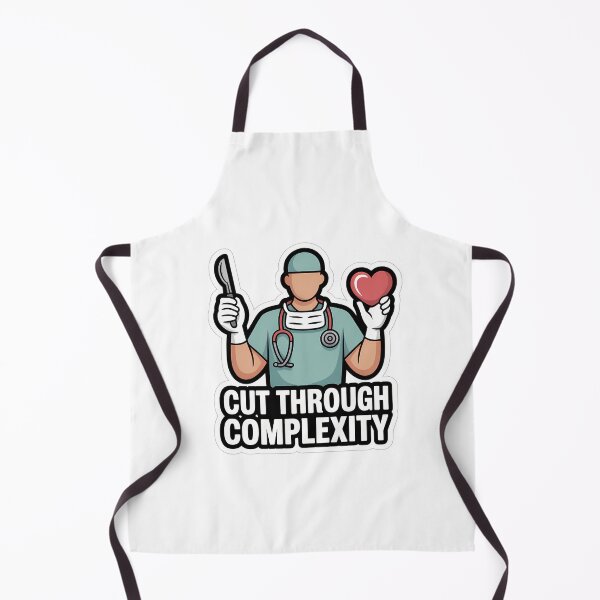 Item preview, Bold Vascular Surgeon with Heart Symbol designed and sold by NiftyWrx.
