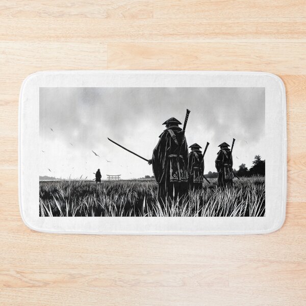 Item preview, Samurai Ronin Warriors Japanese Ink Landscape designed and sold by D6rkT3chDemon.