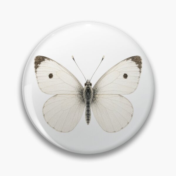 Item preview, Vintage Watercolor Cabbage White Butterfly | Botanical Butterfly Illustration designed and sold by Ethereal-Rain.