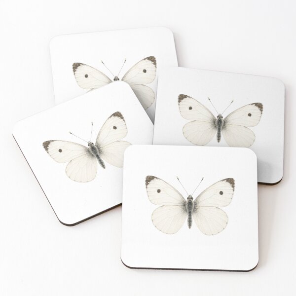 Item preview, Vintage Watercolor Cabbage White Butterfly | Botanical Butterfly Illustration designed and sold by Ethereal-Rain.