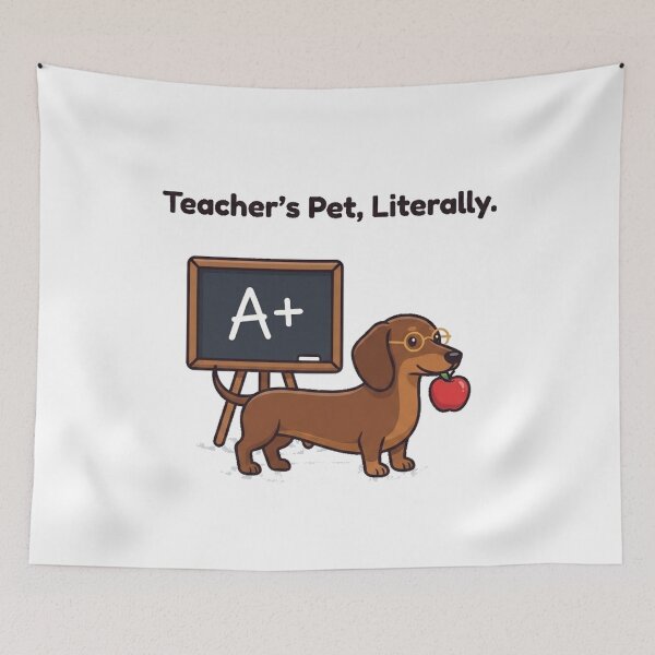 Item preview, Teacher's Pet Literally Funny Dachshund Teacher Gift Design designed and sold by jgoteiner.