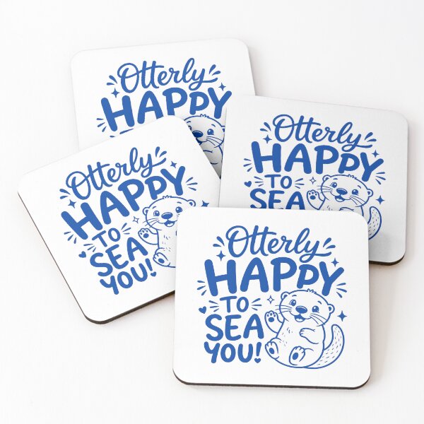 Item preview, Cute Otterly Happy To Sea You Wholesome Animal Pun designed and sold by gunaone-design.