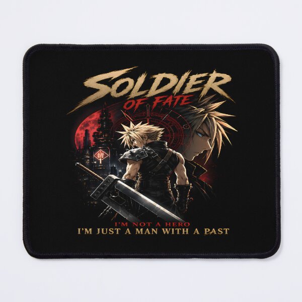 Item preview, FFVII Soldier of Fate-Not A Hero Aesthetic Design designed and sold by TTdesigns123.