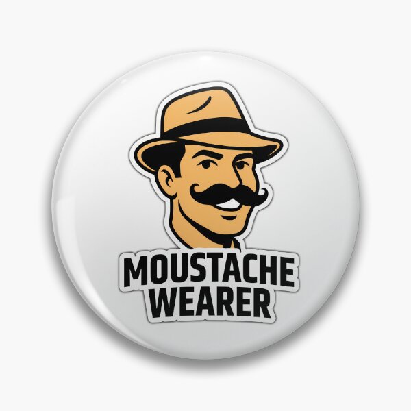 Item preview, Moustache Wearer Bold Smile designed and sold by NiftyWrx.