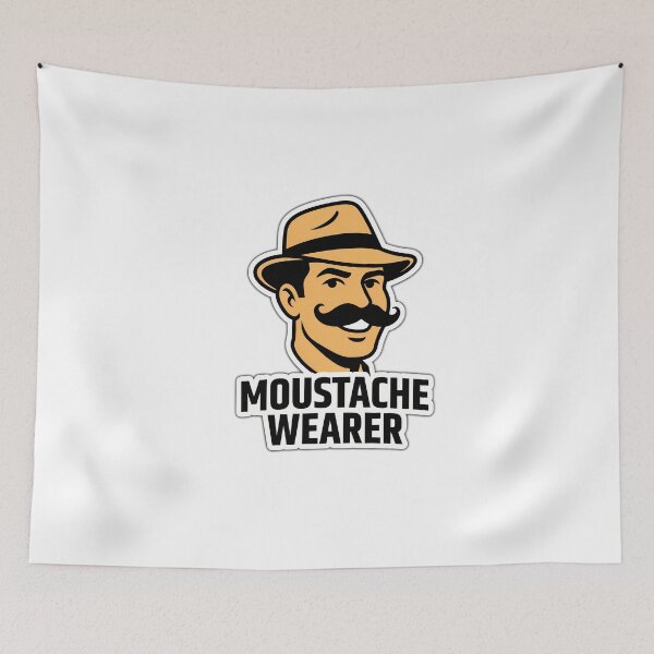 Item preview, Moustache Wearer Bold Smile designed and sold by NiftyWrx.