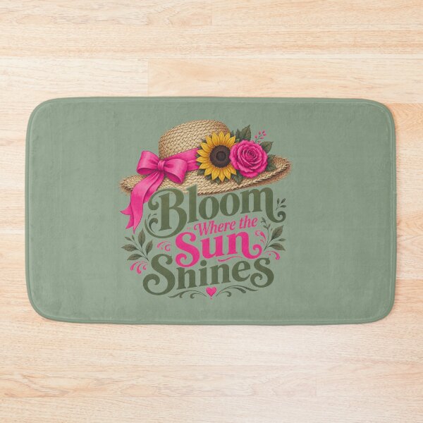 Item preview, Bloom Where the Sun Shines – Summer Floral Straw Hat designed and sold by Aimetoi.