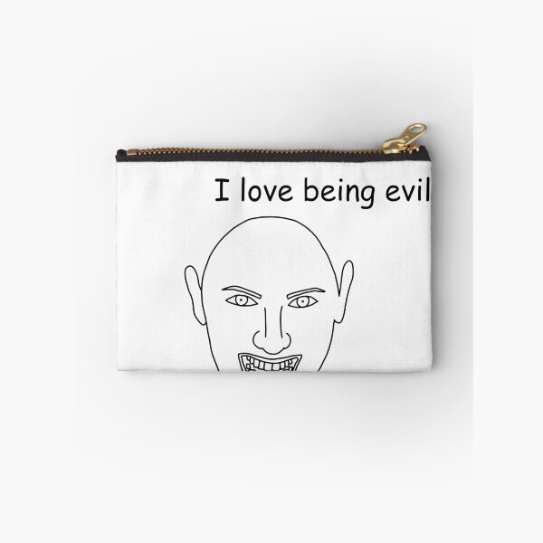 Item preview, I Love Being Evil Sticker designed and sold by SlimyFish.