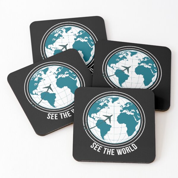 Item preview, See the World Globe Airplane Adventure Travel Design designed and sold by MadeByMira.