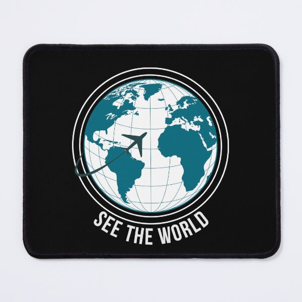 Item preview, See the World Globe Airplane Adventure Travel Design designed and sold by MadeByMira.