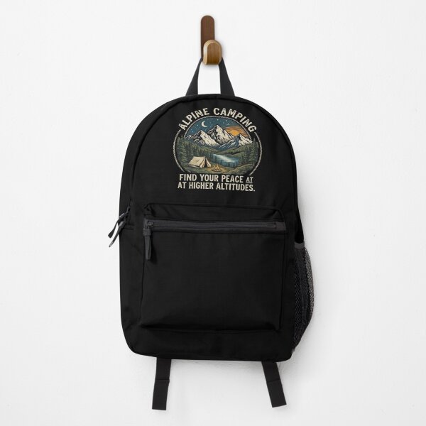 Item preview, Alpine Camping Find your peace at higher altitudes designed and sold by LJ-Tees.