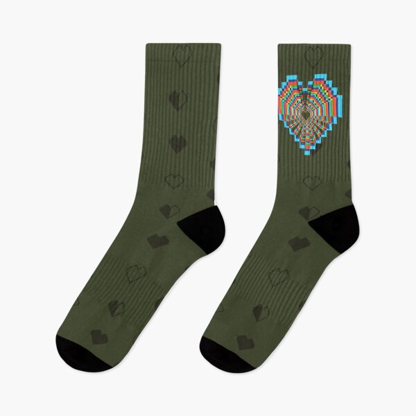 Item preview, Dark Pixel Heart - Soft CMYK designed and sold by animinimal.
