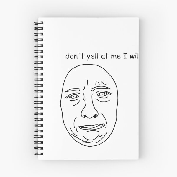 Item preview, don't yell at me I will cry sticker designed and sold by SlimyFish.