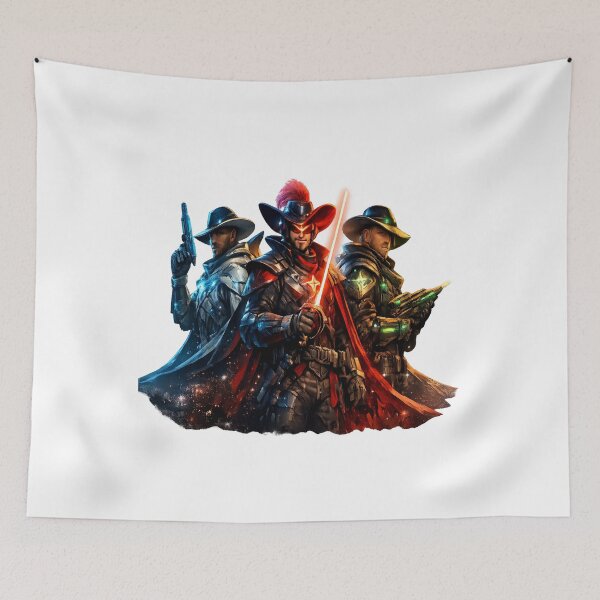 Item preview, Futuristic Space Cowboys Sci Fi Western designed and sold by JMDG Studio.