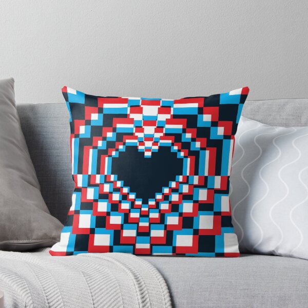 Item preview, Dark Pixel Heart Kaleidoscope - 3D 2 designed and sold by animinimal.