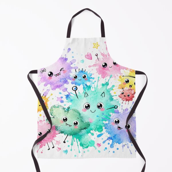 Item preview, Kawaii Watercolor Splash Friends designed and sold by Bellassi.