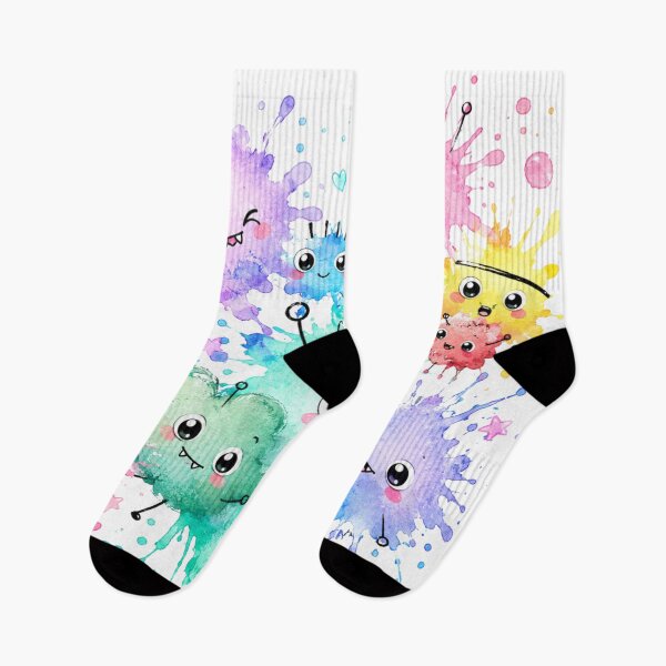 Item preview, Kawaii Watercolor Splash Friends designed and sold by Bellassi.