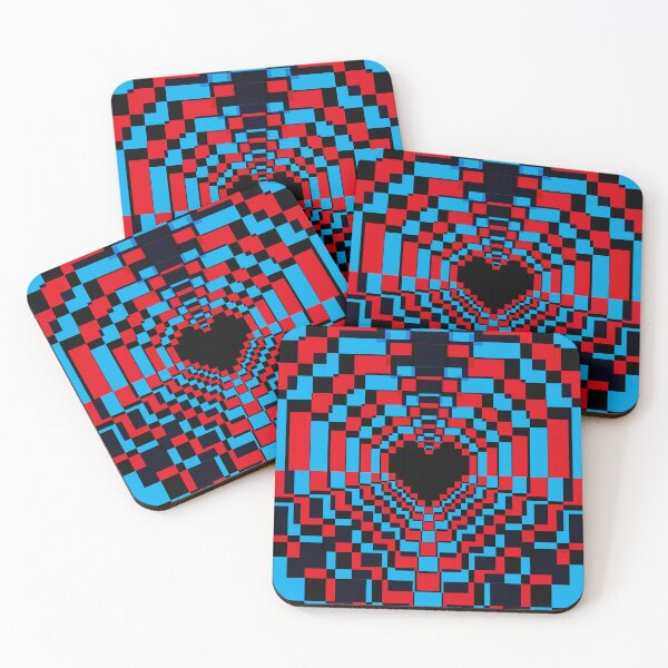 Item preview, Darkest Pixel Heart Kaleidoscope - 3D designed and sold by animinimal.