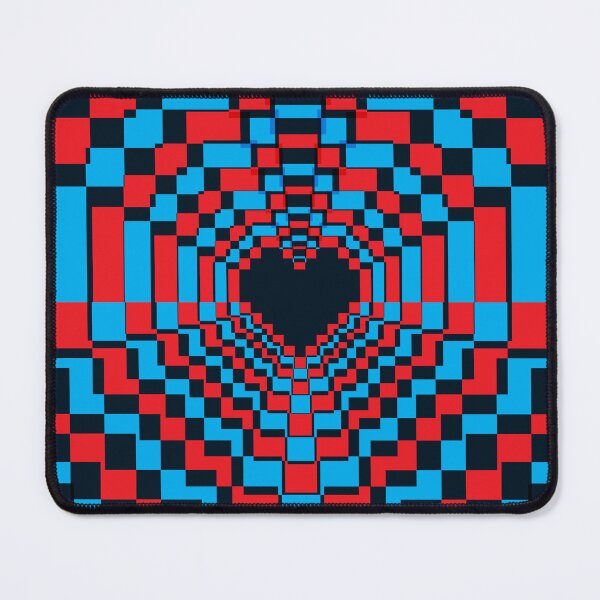 Item preview, Dark Pixel Heart Kaleidoscope - 3D designed and sold by animinimal.