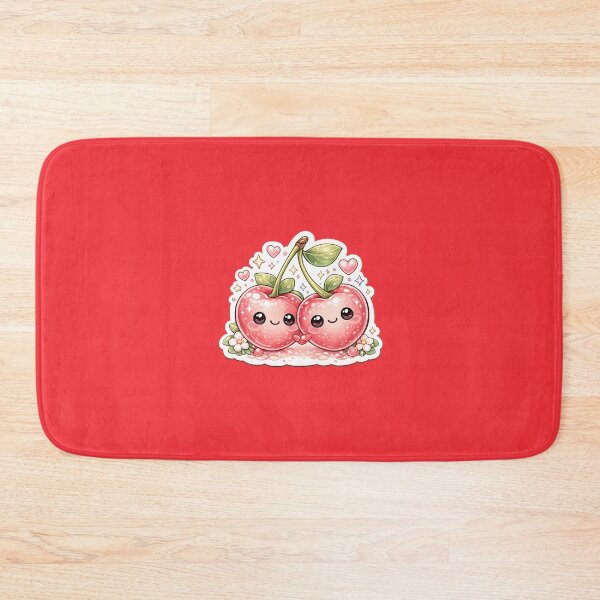 Item preview, Cute Kawaii Pink Cherry Sticker designed and sold by Christiana-Art.