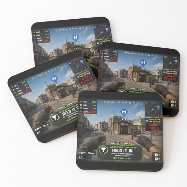 Item preview, Held It In Funny Toilet Emergency Gamer Parody designed and sold by Hornace88studio.