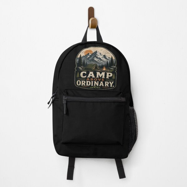 Item preview, Camp above the ordinary Alpine camping designed and sold by LJ-Tees.