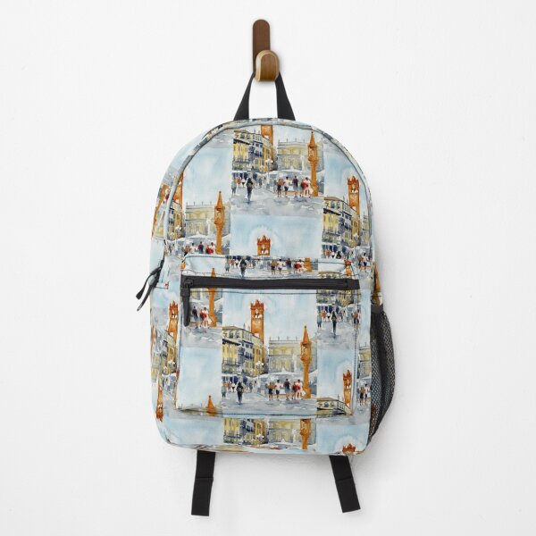Item preview, Piazza delle Erbe Verona Watercolor designed and sold by caracatita75.