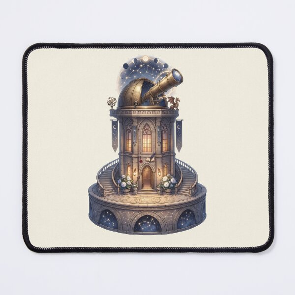 Item preview, Celestial Fantasy Castle Observatory Tower designed and sold by MythicCotton.