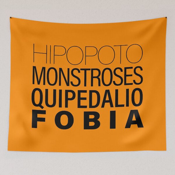 Item preview, Hippopotomonstrosesquipedaliophobia The Longest Joke Ever designed and sold by Lifer Art and Design.