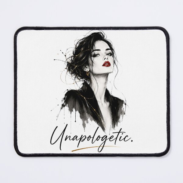 Item preview, Unapologetic. | Minimalist Fashion Illustration with Empowering Quote designed and sold by KireaDesigns.