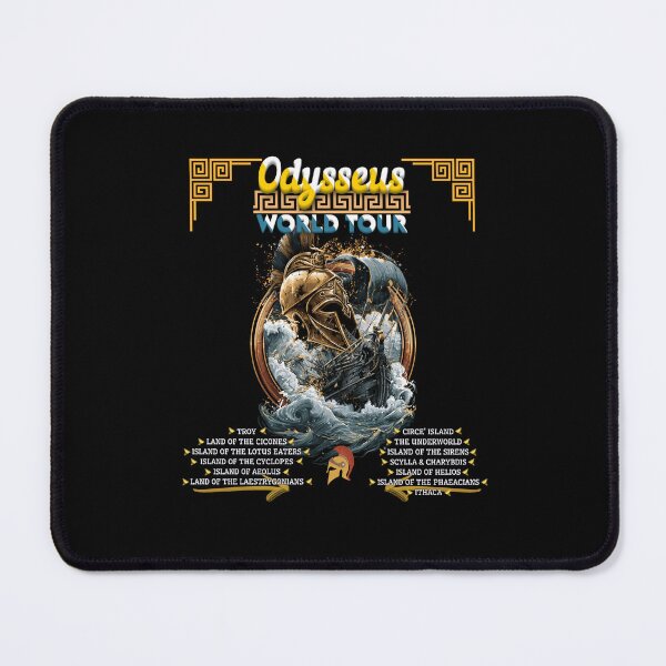 Item preview, Odysseus World Tour Ancient Greece Mythology Funny Greece History designed and sold by DarkRelicStudio.