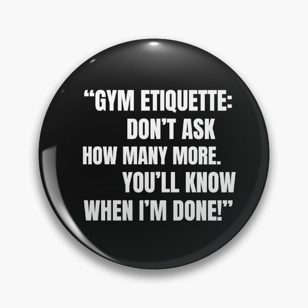 Item preview, Gym etiquette 101 designed and sold by LarsBirdsong.