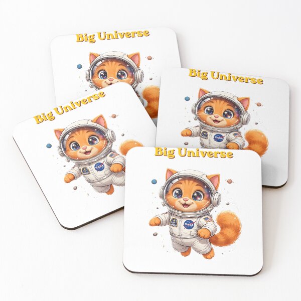 Item preview, Space Cat Illustration designed and sold by Penguin Mood .