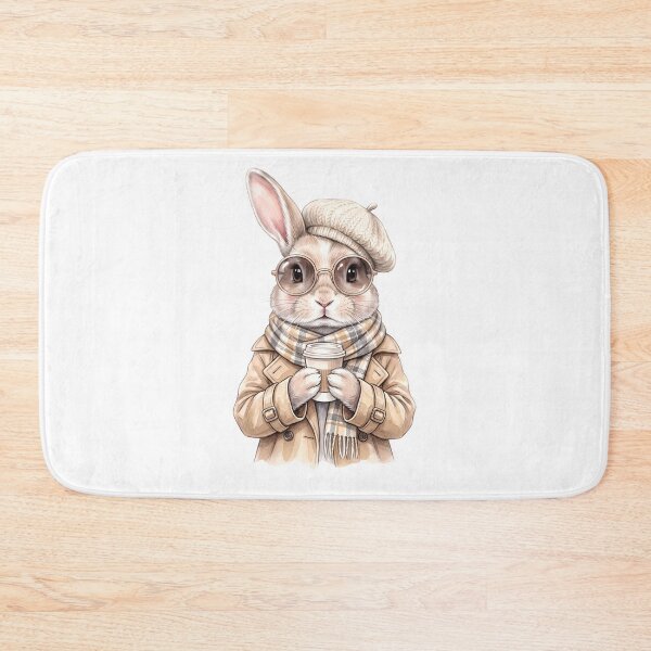 Item preview, Cute Kawaii Bunny with Ice Cream – Adorable Rabbit Summer Design designed and sold by StickerNestYou.