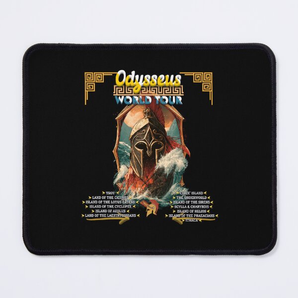 Item preview, Odysseus World Tour Ancient Greece Mythology Funny Greece History designed and sold by DarkRelicStudio.