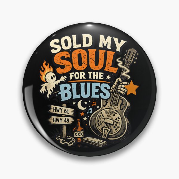 Item preview, Sold My Soul for the Blues - Vintage Guitar Music  designed and sold by SidTastic .