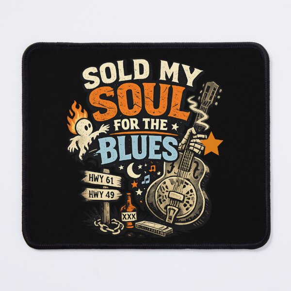 Item preview, Sold My Soul for the Blues - Vintage Guitar Music  designed and sold by SidTastic .