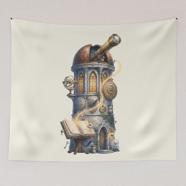 Item preview, Enchanted Wizard Tower Fantasy Castle Lover designed and sold by MythicCotton.