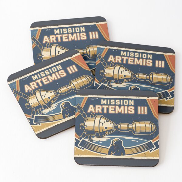 Item preview, Artemis III Mission Space Patch Astronaut Spacecraft Graphic designed and sold by KiwiRider.