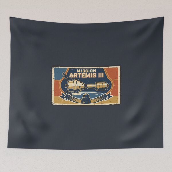 Item preview, Artemis III Mission Space Patch Astronaut Spacecraft Graphic designed and sold by KiwiRider.