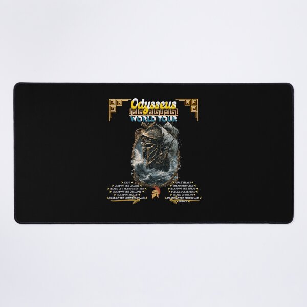 Item preview, Odysseus World Tour Ancient Greece Mythology Funny Greece History designed and sold by DarkRelicStudio.
