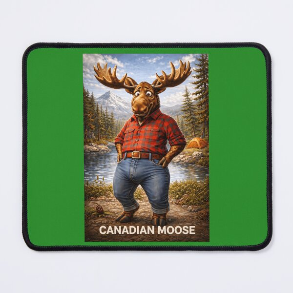 Item preview, Canadian Moose Funny Country Animal Pun designed and sold by Hornace88studio.
